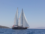 Alquiler de goletas de lujo PRINCESS KARIA II navegando en Grecia y Turquía con Contact Yachts