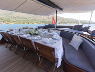 Alquiler de goletas de lujo PRINCESS KARIA II navegando en Grecia y Turquía con Contact Yachts