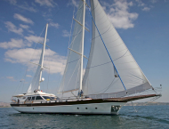 Alquiler de goletas GETAWAY navegando en Grecia y Turquía con Contact Yachts