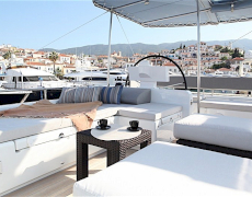 Luxury catamaran yacht NOVA for rent in Turkey and Greece with Contact Yachts