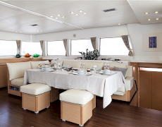 Luxury catamaran yacht NOVA for rent in Turkey and Greece with Contact Yachts