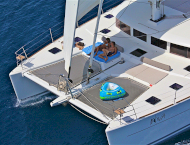 Luxury catamaran yacht NOVA for rent in Turkey and Greece with Contact Yachts