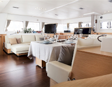 Luxury catamaran yacht NOVA for rent in Turkey and Greece with Contact Yachts