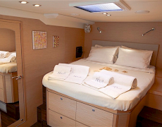 Luxury catamaran yacht NOVA for rent in Turkey and Greece with Contact Yachts