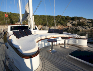 Luxury charter gulet yacht DIDI sailing in Greece and Turkey with Contact Yachts_9