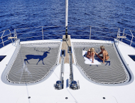 Luxury catamaran yacht BLUE DEER for rent in Italy with Contact Yachts