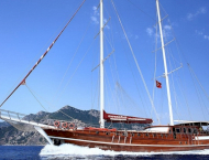 Luxury gulet yacht CAFEROGLU 7 for rent in Turkey and Greece with Contact Yachts