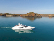 Luxury charter yacht Infinity Pacific offered for cruise in Australia by yachting agency Contact Yachts Australia