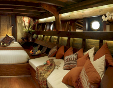 Luxury yacht charter vacation in Bali, Indonesia with a yacht Si Datu Bua