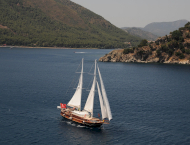 Luxury charter gulet yacht Yuce Bey 1 sailing in Greece & Turkey with Contact Yachts_2