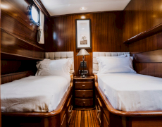 twin cabin on luxury gulet yacht capricorn 1