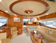 Beautiful Ferretti model yacht MARY for rent in Greece and Turkey with Contact Yachts